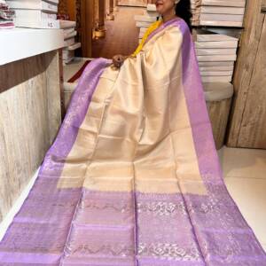 Bridal Handloom Pure Soft Silk Triple Warp Saree